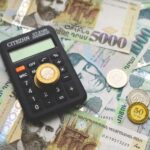 a calculator on money